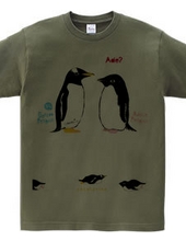 Gentoo Penguin and Adelie Penguin 0572A