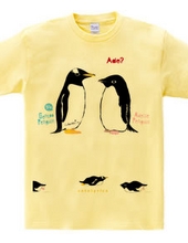 Gentoo Penguin and Adelie Penguin 0572A