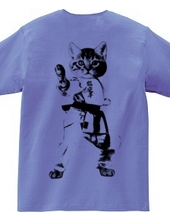 The height of cute! Cat Karate Buck print