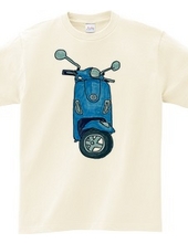 Blue Vespa