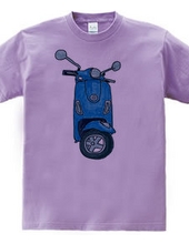 Blue Vespa