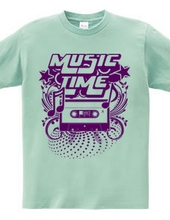 Music Time - Cassette Tape Purple