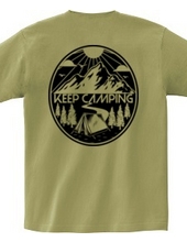 Keep Camping (バックプリント)