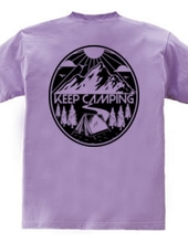 Keep Camping (バックプリント)