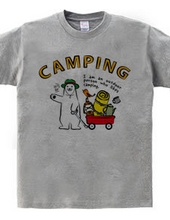 シロクマさんとキャンプ