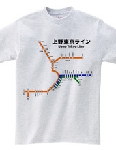 Ueno Tokyo Line Route Map