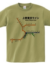 Ueno Tokyo Line Route Map