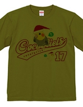 Cockatiels 17 cockatiel Santa hat emblem College logo