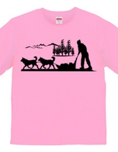 Dog sledding