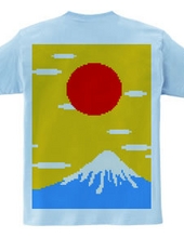 富士山と太陽