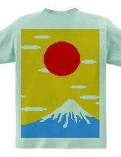 富士山と太陽