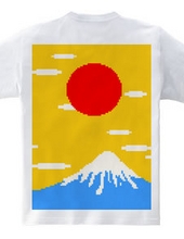 富士山と太陽