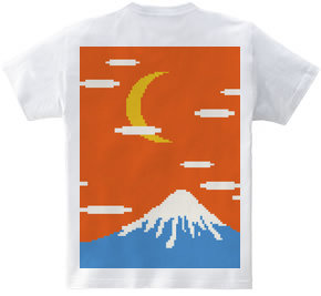 富士山と夕暮れ