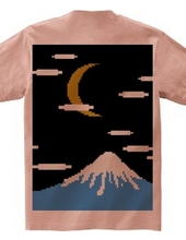 富士山と夜