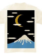 富士山と夜
