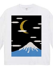 富士山と夜　前面