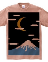 富士山と夜　前面
