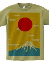 Mt. Fuji and the Sun