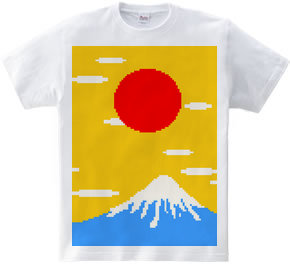 富士山と太陽