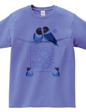 LOVELY LOVE LOVE LOVEBIRDS 0602 BLUE