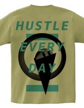 HUSTLE EVERYDAY BLUE