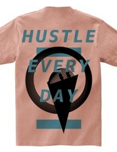 HUSTLE EVERYDAY BLUE