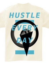 HUSTLE EVERYDAY BLUE