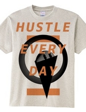 HUSTLE EVERYDAY Orange