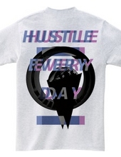 HUSTLE EVERYDAY BLUE