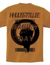 HUSTLE EVERYDAY BLUE