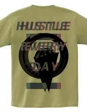 HUSTLE EVERYDAY BLUE