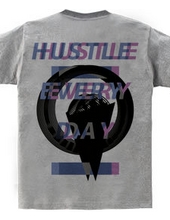 HUSTLE EVERYDAY BLUE