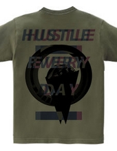 HUSTLE EVERYDAY BLUE