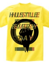 HUSTLE EVERYDAY BLUE