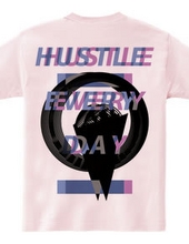 HUSTLE EVERYDAY BLUE