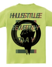 HUSTLE EVERYDAY BLUE