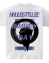 HUSTLE EVERYDAY BLUE