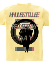 HUSTLE EVERYDAY BLUE