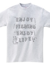 ENJOY FISHING ENJOY LIFE(グレー)