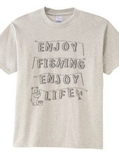 ENJOY FISHING ENJOY LIFE(グレー)