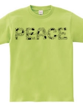 PEACE Rabbits New Black