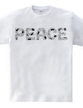 PEACE Rabbits New Black