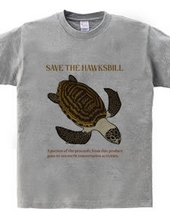 Hawksbill [Front Print] (Conservation activity 100 yen donat