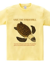 Hawksbill [Front Print] (Conservation activity 100 yen donat