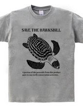 Hawksbill monochrome [front print] (100 yen donation item fo