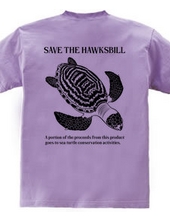 Hawksbill Monochrome [Back Print] (100 yen donation item for