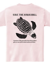 Hawksbill Monochrome [Back Print] (100 yen donation item for