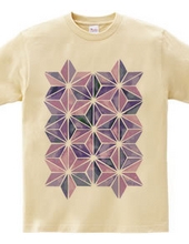 Auspicious pattern (Asanoha-purple)