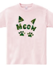 Meow Camouflage & Jigsaw Puzzle / Green