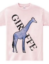 Giraffe in the blue sky